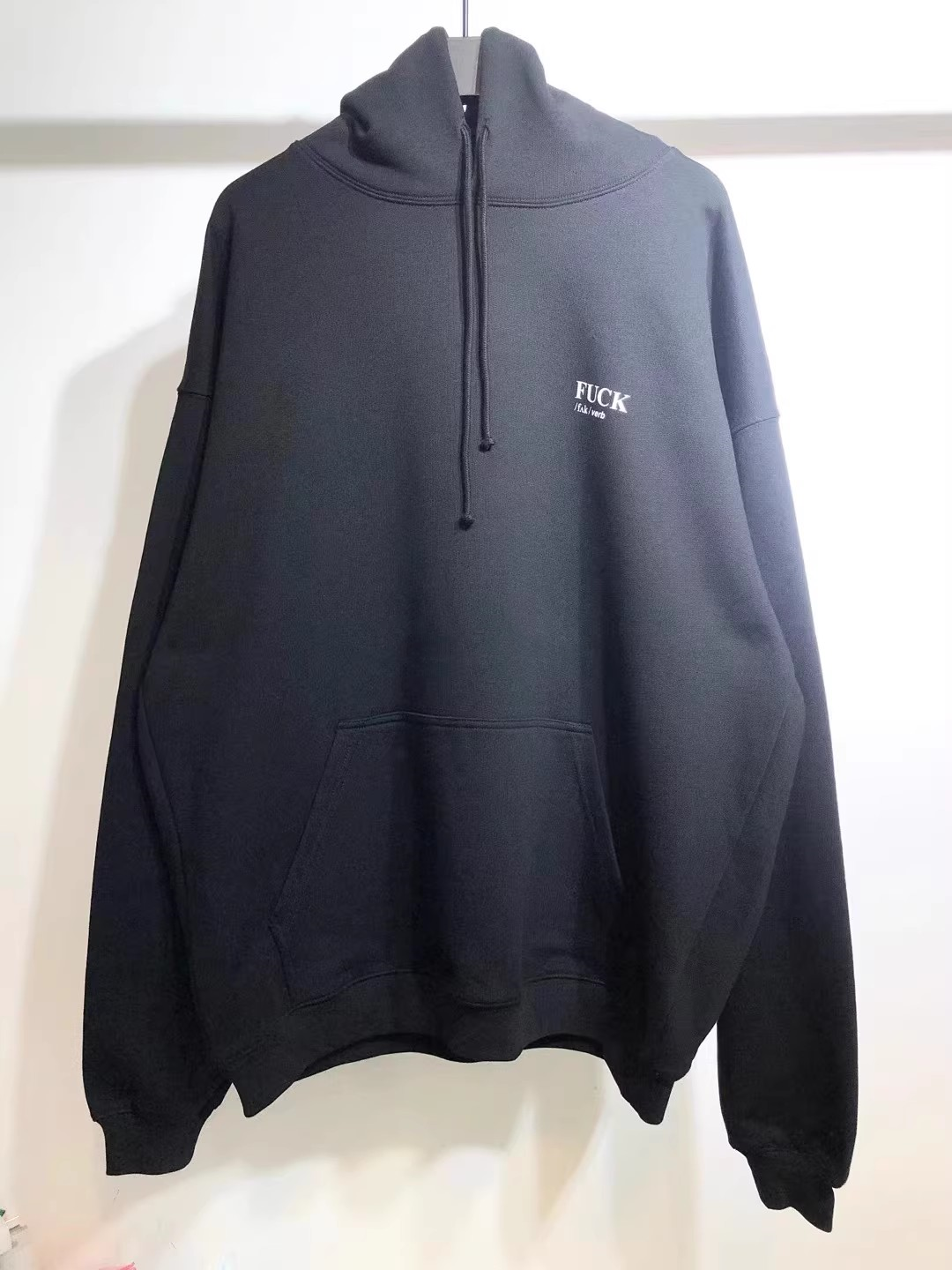 In Stock Ietements New Model Manual Black Thick Hoodie for Men and Women, Autumn and Winter Special Sweatshirt
