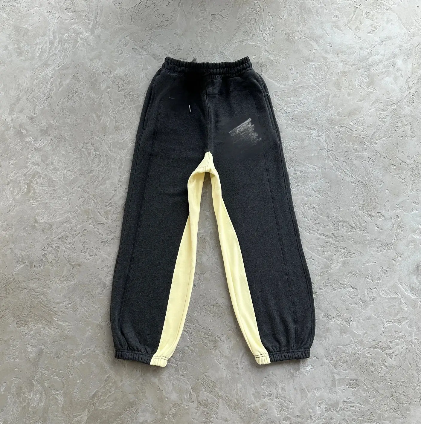 克伦双色拼接卫裤