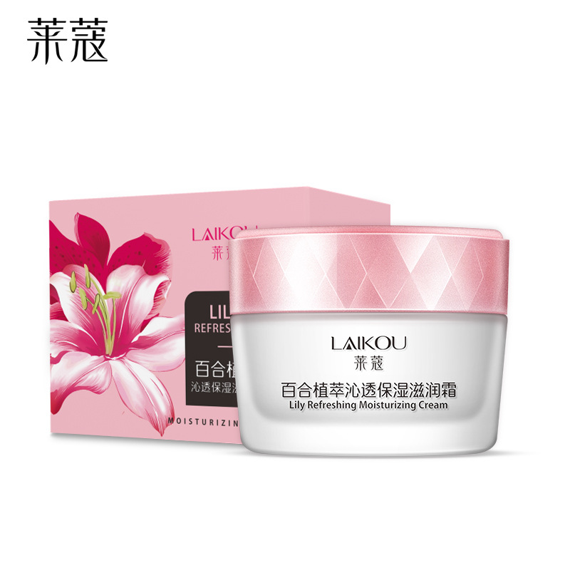 Lecco Lily Plant Extract Qinshui Moisturizing Cream 50g Hydrating Moisturizing Cream Skin Care Manufacturer