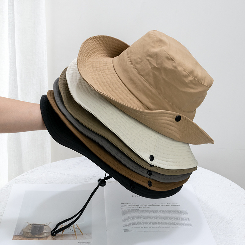 Parent-Child Outdoor Sunshade Hat Summer Men's Leisure Sports Mountaineering Sun Hat Fisherman Hat Japanese Basin Hat
