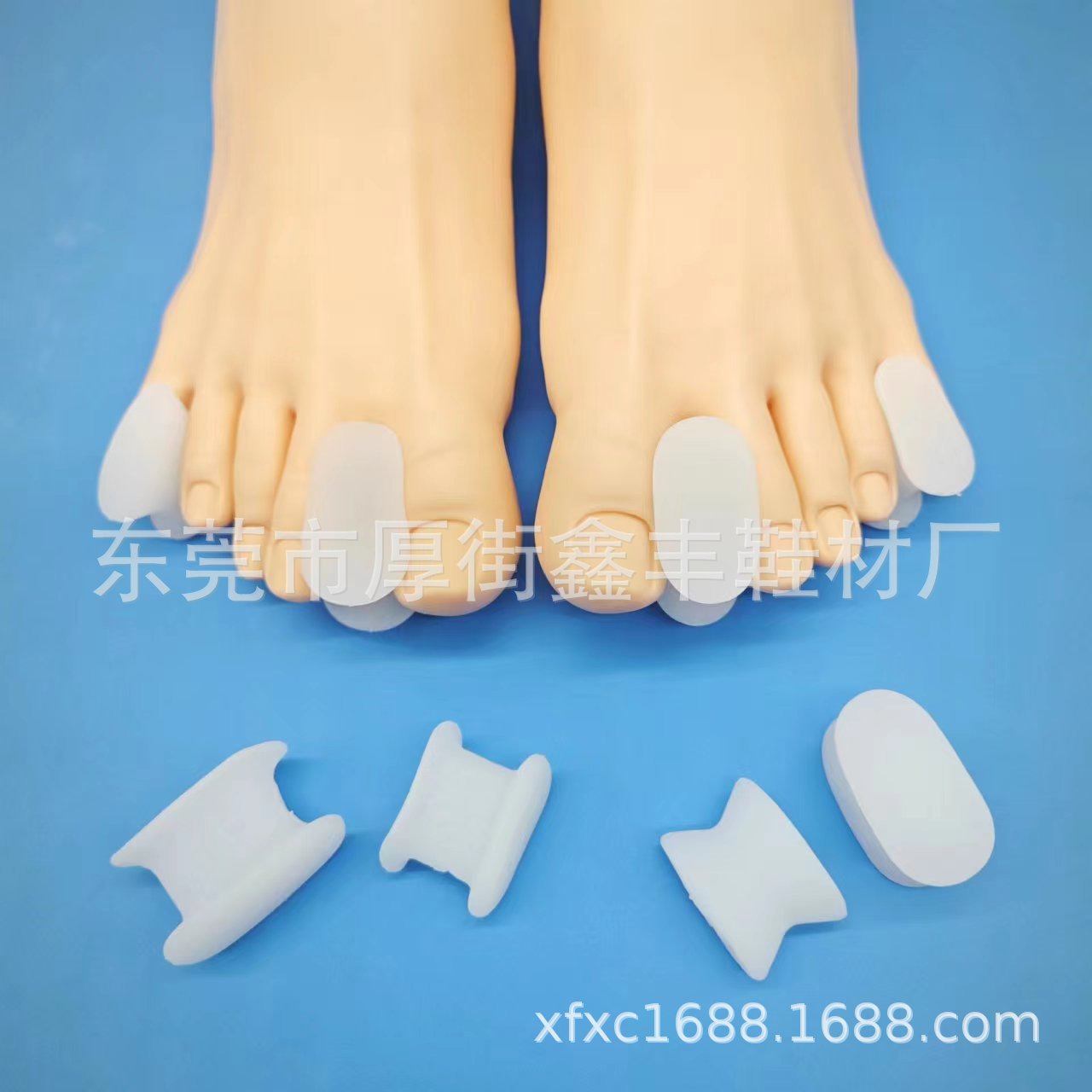 I-shaped toe splitter to improve big toe deformity overlapping toe separator SEBS Medical Daily toe clip foot pad