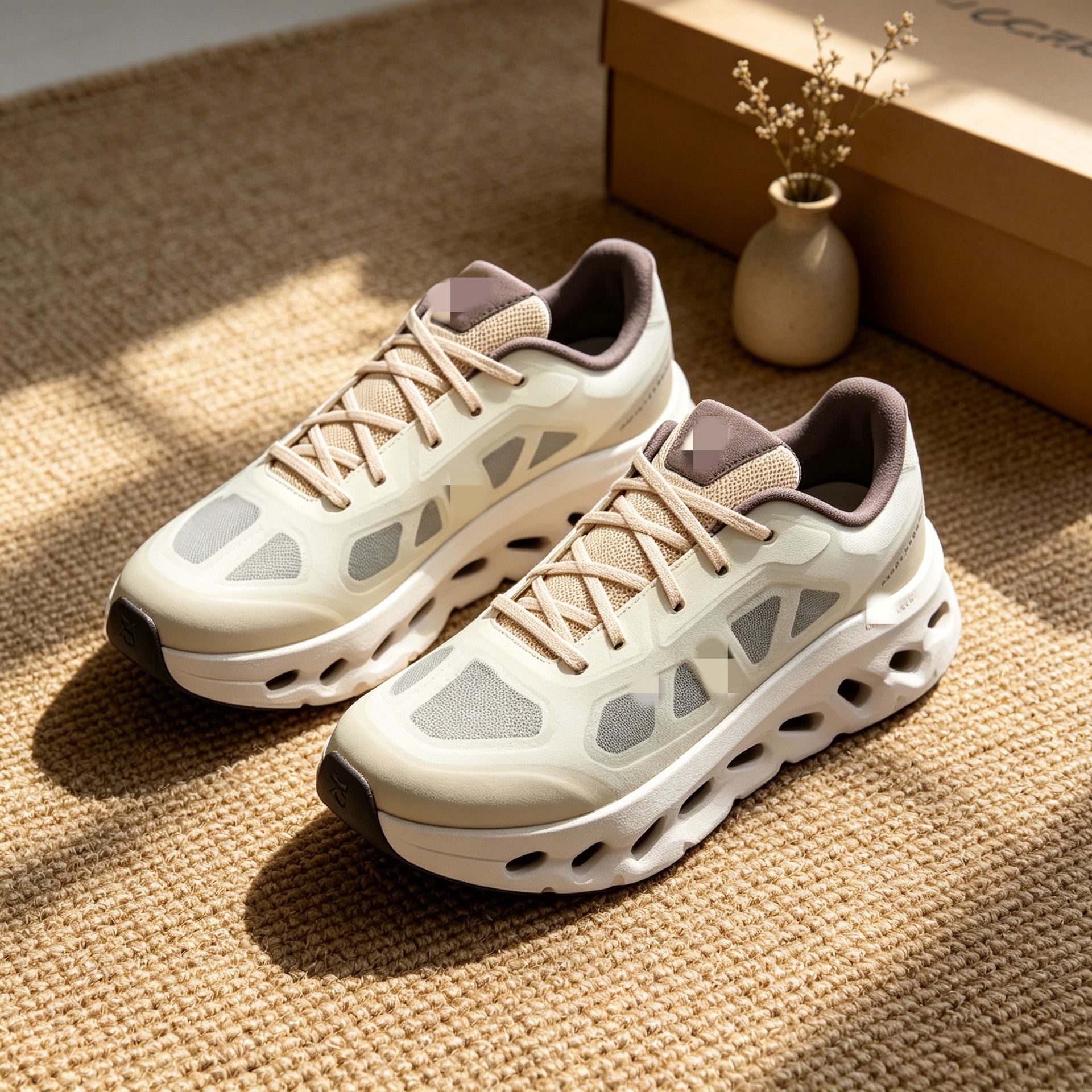 Putian on Cloudtil Remix Running Shoes with Mesh Surface, Comfortable and Breathable, Suitable for Outdoor Casual Wear and Versatile Sports Shoes foto QC de 1688 en Qualit.ly