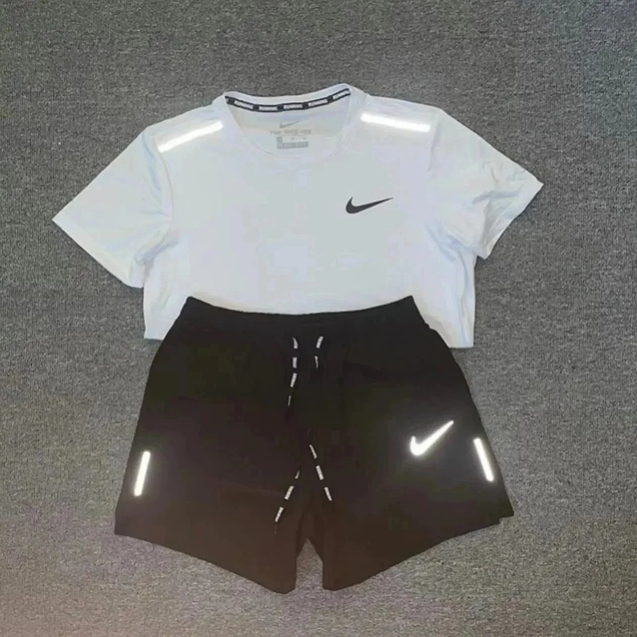 Nike Running T-shirt and Shorts Set