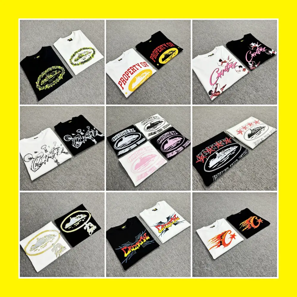 2025 New Alcatraz Basic Series Short-sleeved Phantom Letter Logo Printed T-shirt Couple Dress
