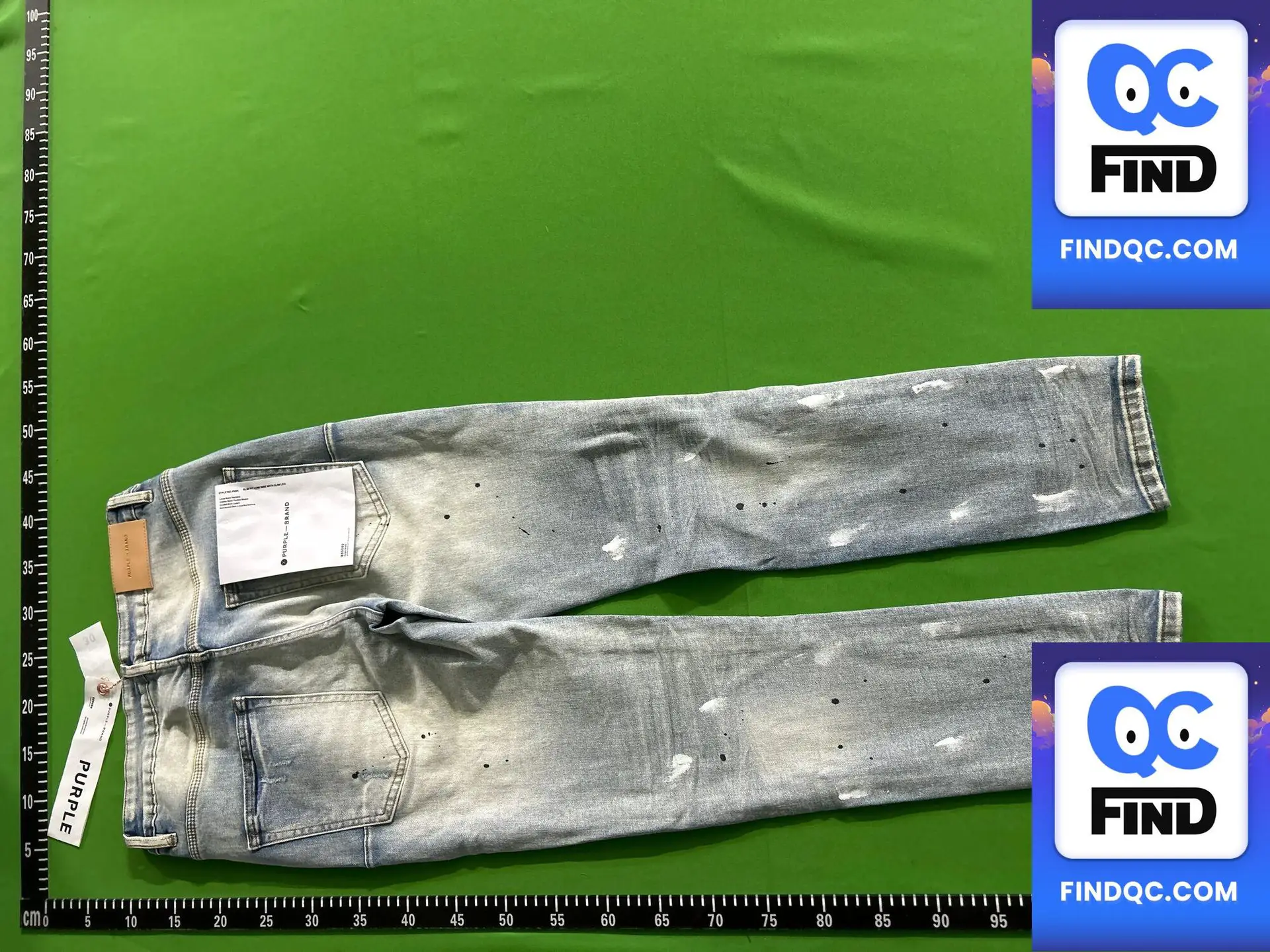 Purple Brand Straight-Leg Jeans Washed Vintage Ripped