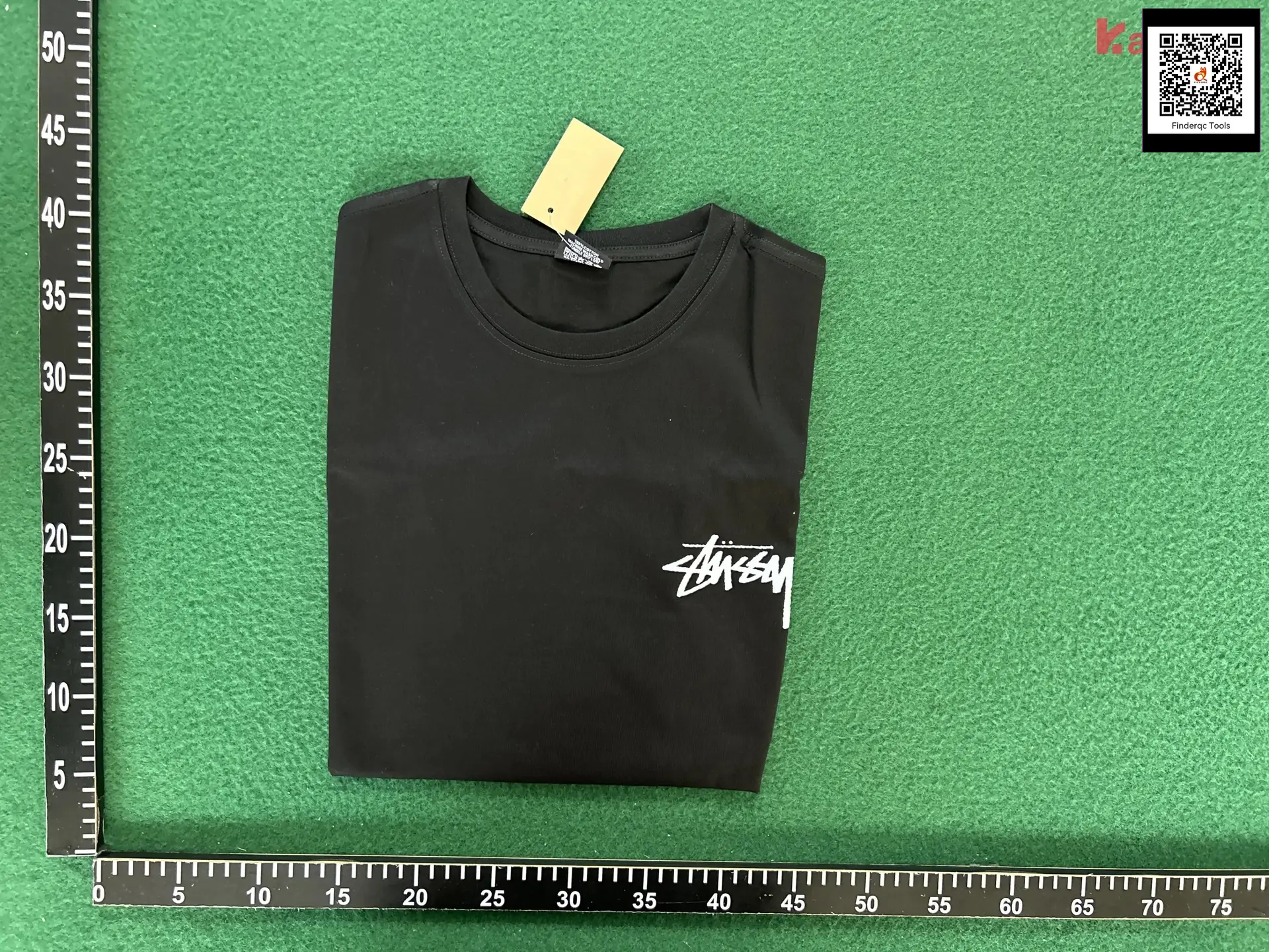 Stussy Stock Logo T-Shirt Black