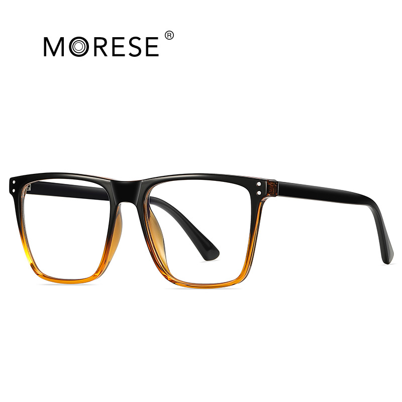 Tr90 Imitation Plate Texture Glasses Frame 2023 # European and American Style Foreign Trade Spot Anti-Blue Light Computer Mirror Glasses Frame