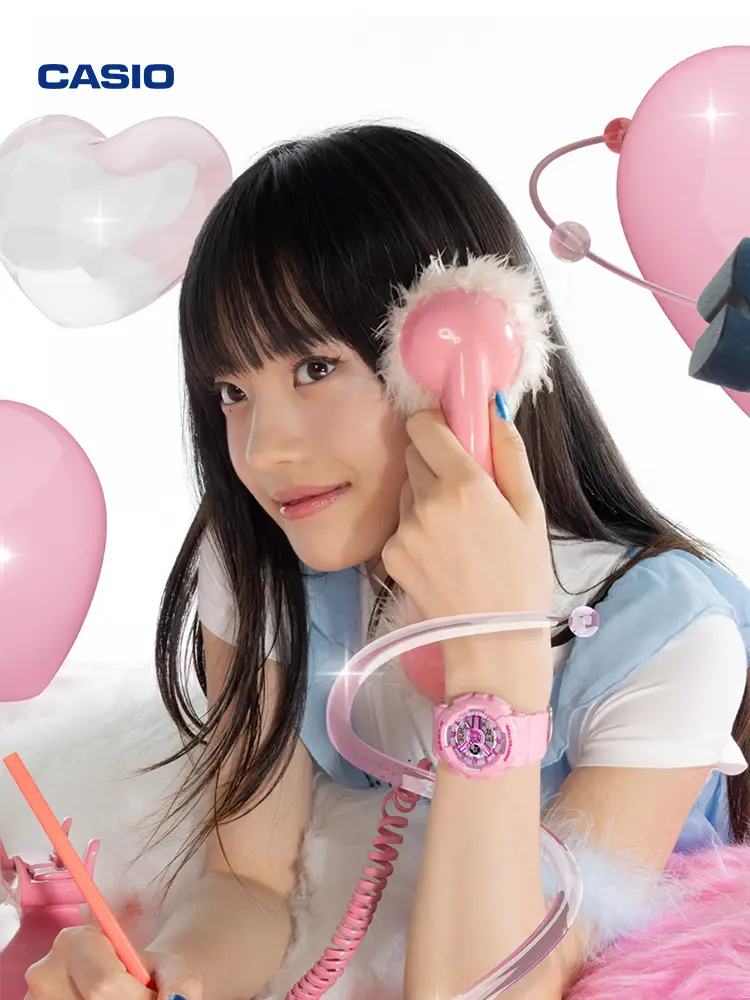 Casio Flagship Store Ba-110Yk Dreamy Millennium Style Student Sports Waterproof Bubble Wrap Watch Female Baby-G