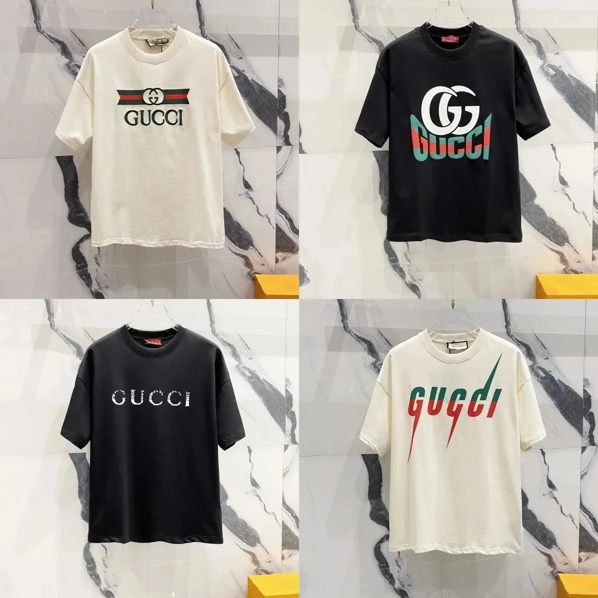 G Classic Print Embroidered Short-Sleeve Collection-CY