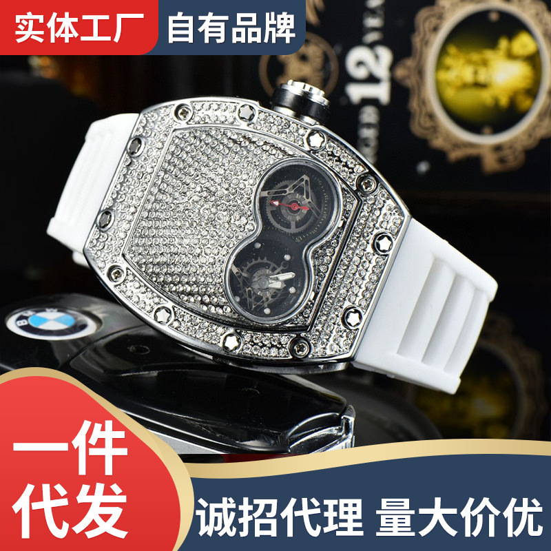 New foreign trade hot eye baby's eyes men's quartz watch fashion diamond personality watch spot wholesale manufacturers