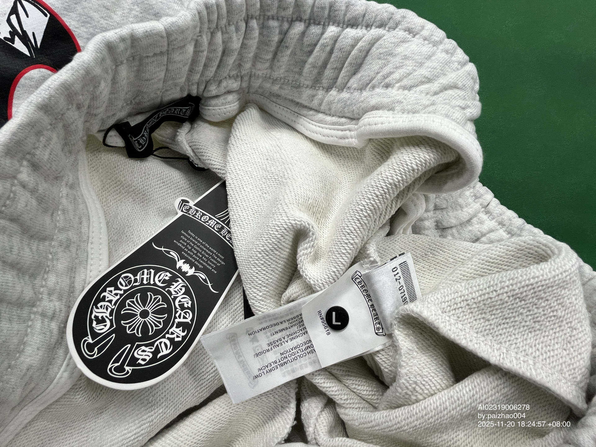 Cross-Border Correct Version of Crowe's New Autumn and Winter Sanskrit American Casual Sweatpants and Leggings for Men and Women, One Piece Wholesale QC
