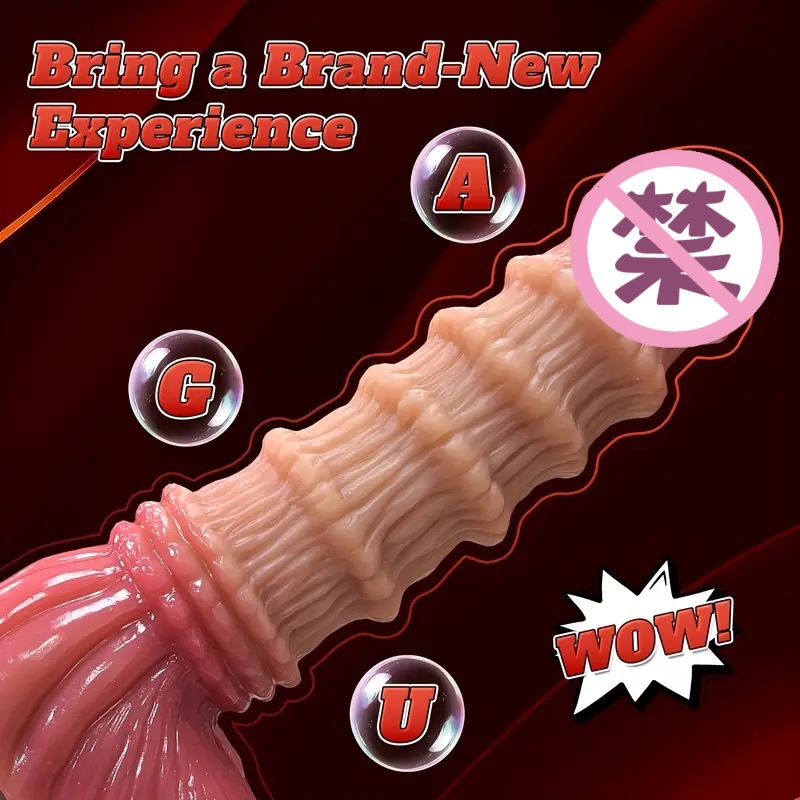 Foreign Trade Silicone Artificial Animal Shaped Dildo Extra Large Long Masturbation Dildo Adult Supplies Sex Toy