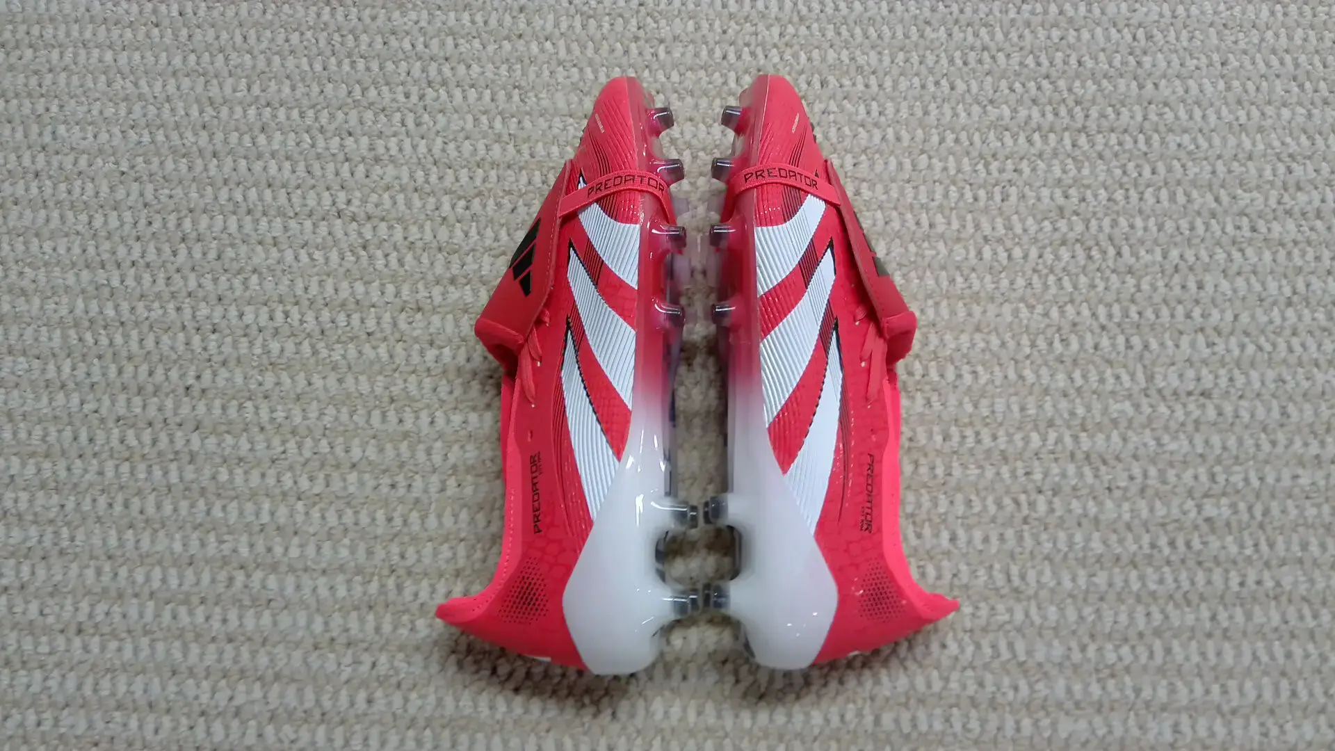Adidas Predator FG Soccer Cleats Red White