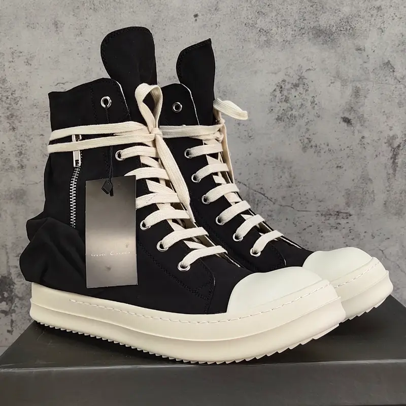 Rric Owees shoes high top men's summer milk scented sole ro canvas board shoes sports casual single shoes short boots women's fashion
