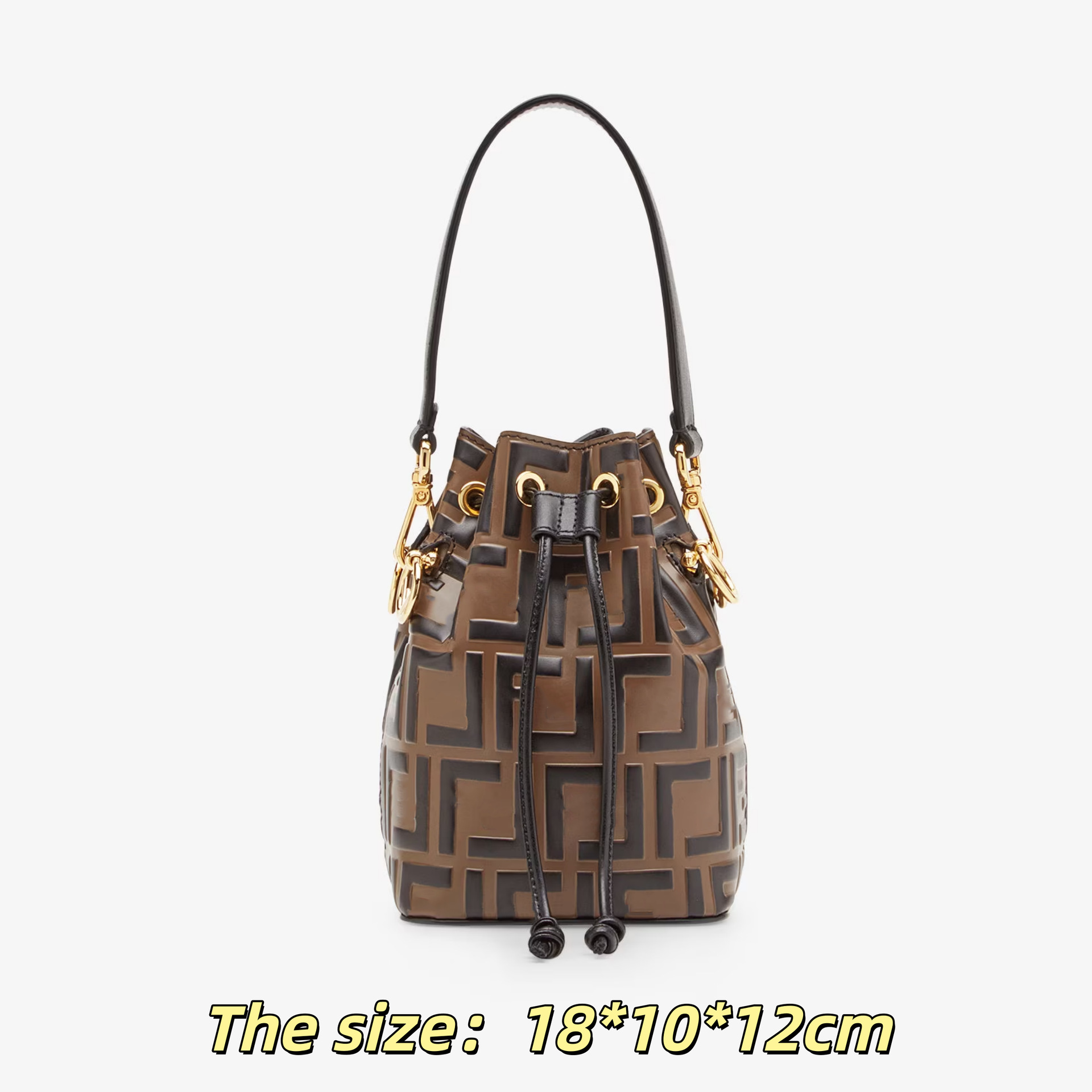 Presbyopic Retro Drawstring Bucket Crossbody Contrasting Color Lunch Bag Mini Small Bag Vintage Satchel Shoulder Crossbody Bag QC-foto från 1688 på Qualit.ly