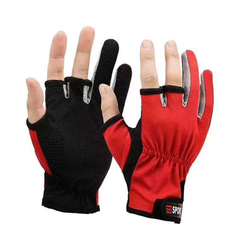 Supply fishing gloves dew three-finger outdoor fishing road Yafei knock gloves single-finger gloves in stock supply