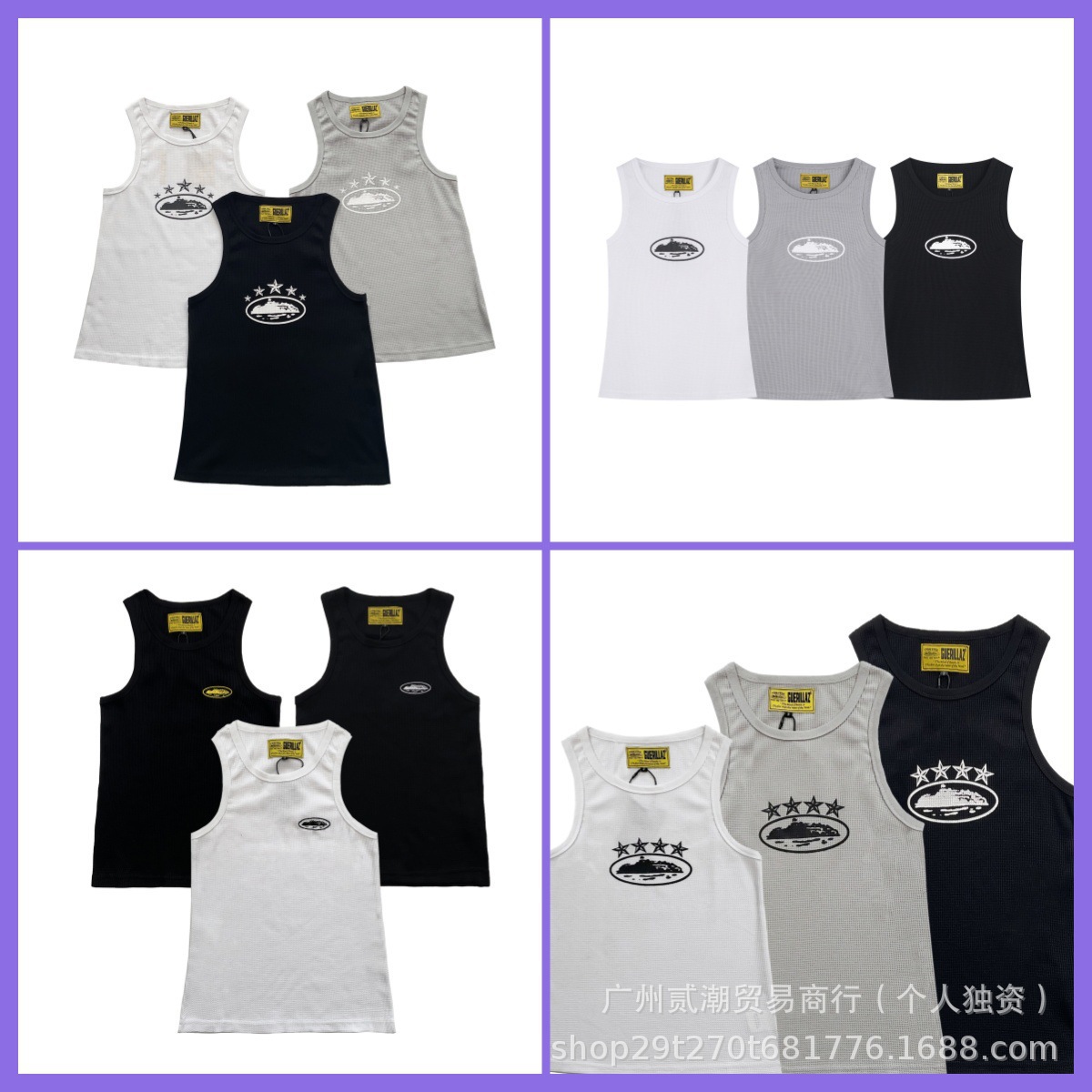Cz Alcatraz Heavyweight American-Style Industrial Summer Vest for Men Slim Fit Breathable Sports Fitness Top Trendy