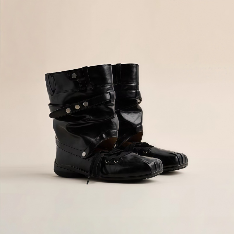 Sheepskin Version~Original Designer | Spring and Summer New Style Detachable Sports Ballet Boots Super Soft Square-Toe Shoes for Women