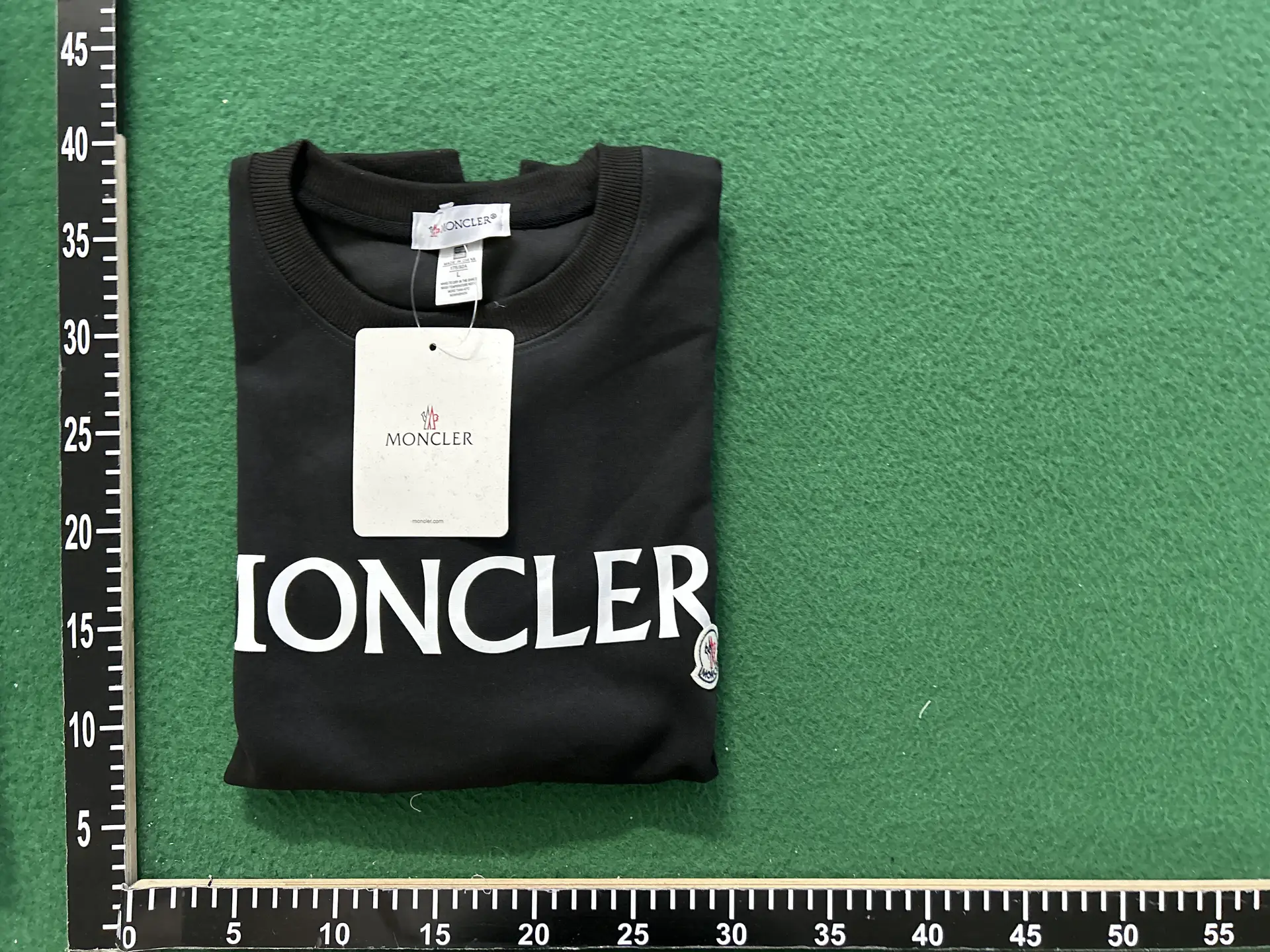 MONCLER Black Logo Hoodie