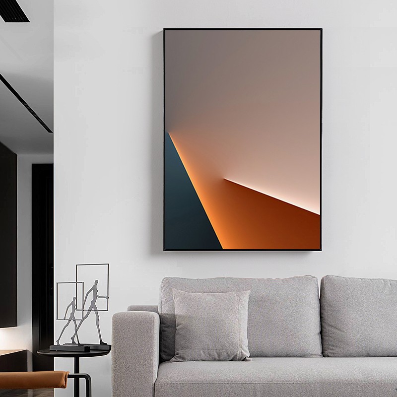 Modern Minimalist Geometric Decorative Painting Minimalist High-level Creative Entrance Murals Living Room Bedroom Restaurant Hotel Hanging Painting