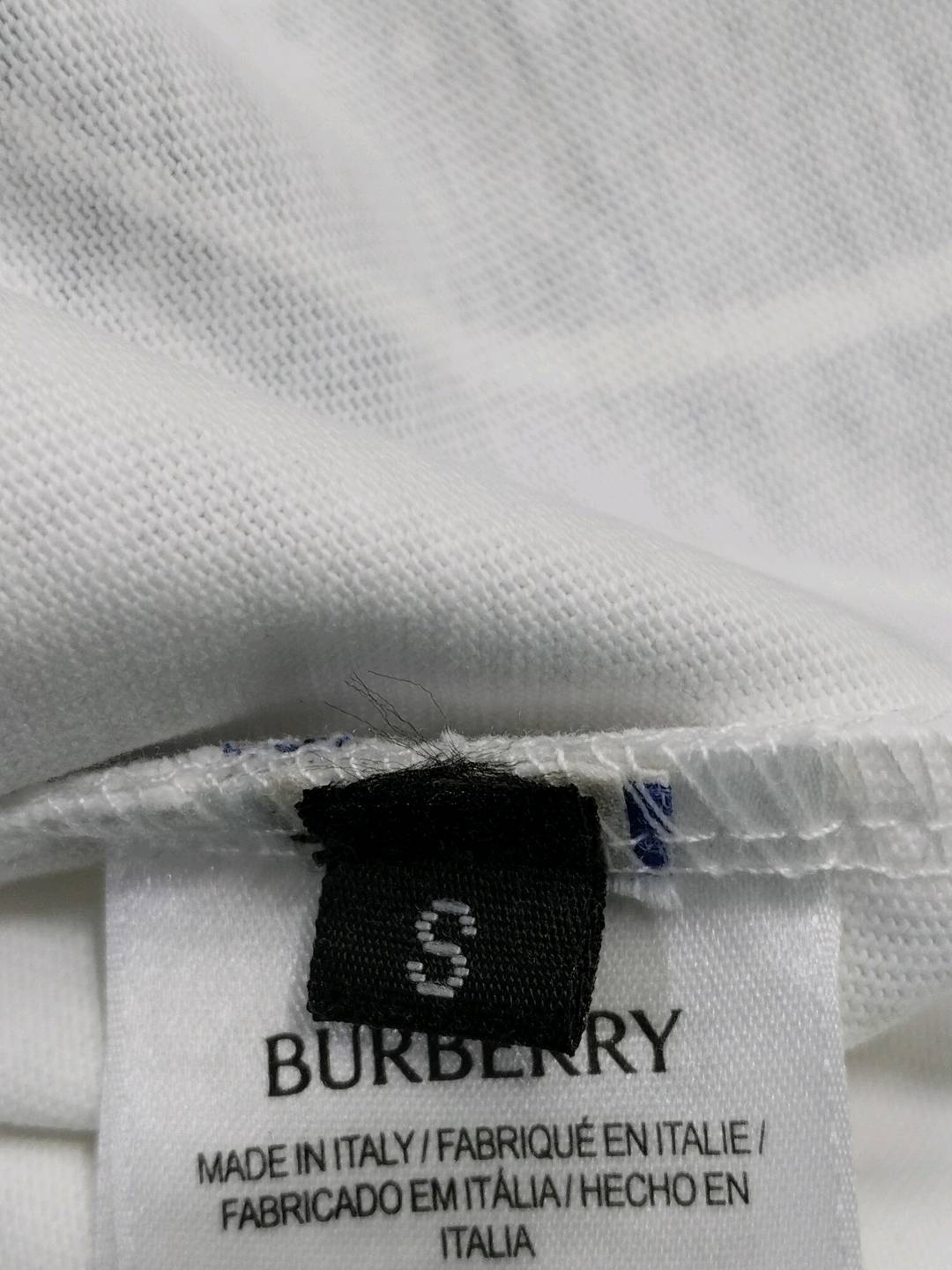 Front Shirt with Large Silhouette, Blue Combat Code, White Short Sleeves 55041270 QC