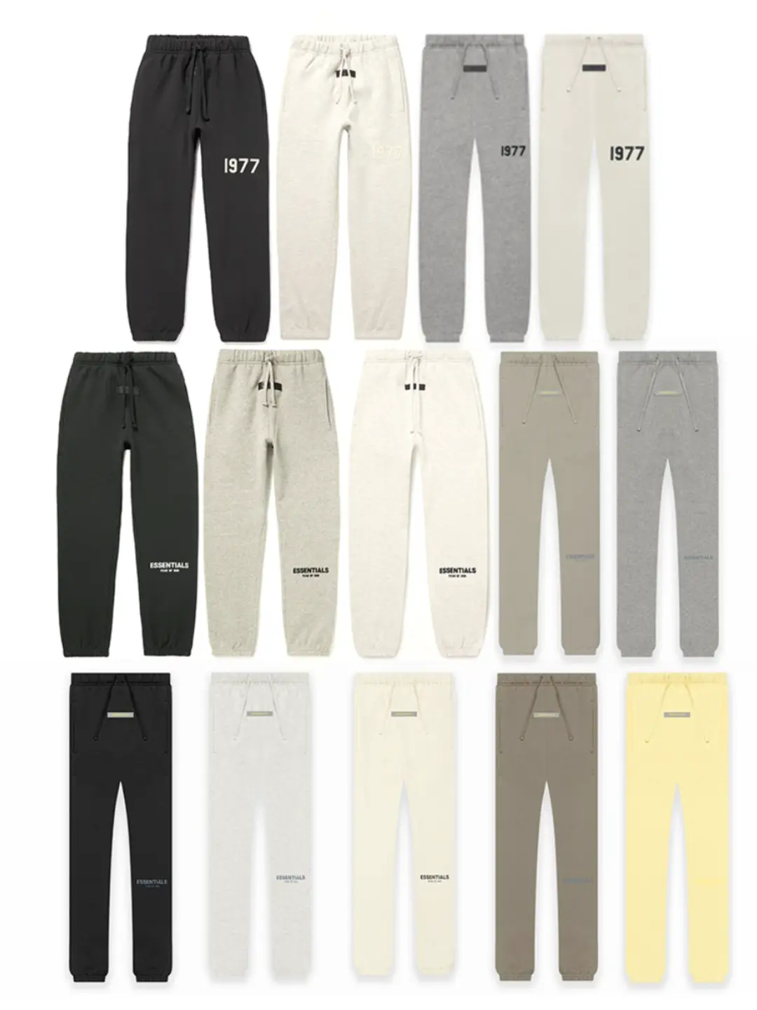 I'm not trendy BABY FOG ESSENTIALS Seventh Season Repeat Line Casual Sports Crew Drawstring Pants Kids' Clothing