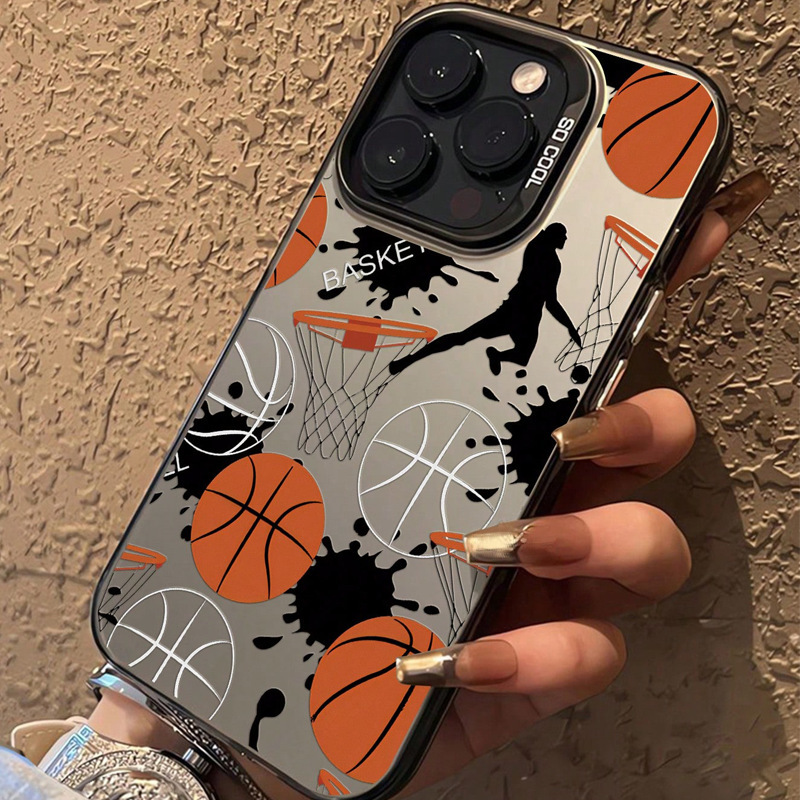 Basketball Flying Man iPhone14/15 Phone Case for Apple 13promax Drop-Resistant 12/11 Hard XSMAX/XR