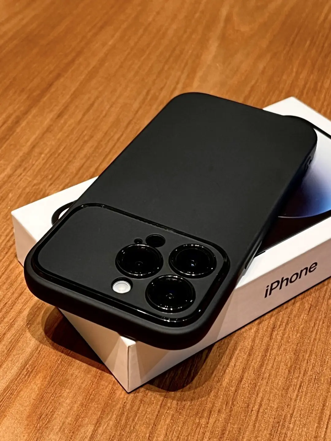 Advanced black cream large window suitable for Apple 15 phone case iPhone 14 Pro Max frosted anti fingerprint 13 all inclusive anti drop 12 soft case 11 straight edge male and female lens all inclusive XS protective case