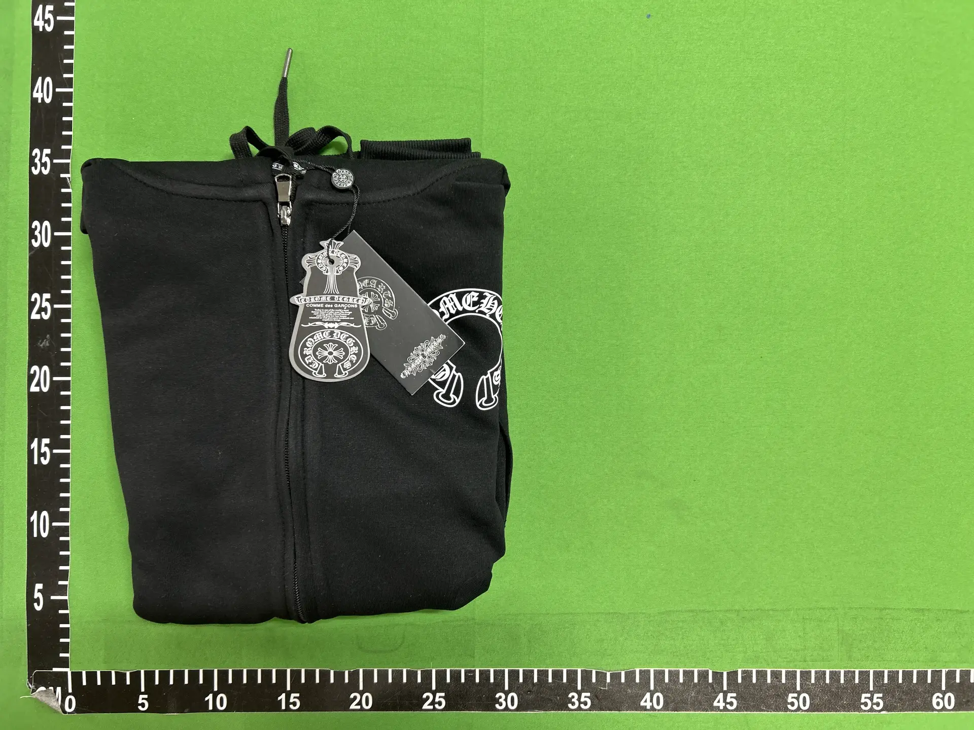 Chrome Hearts x Comme des Garcons Black Zip Hoodie