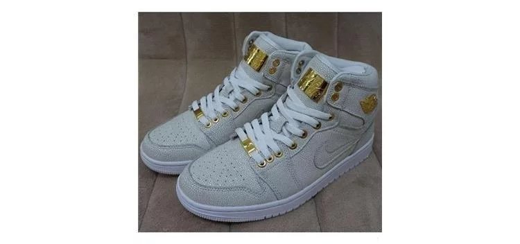 公司货AJ1代篮球鞋乔1白金蛇纹GSaj1黑金蛇纹高帮实战战靴 foto QC de WEIDIAN en Qualit.ly