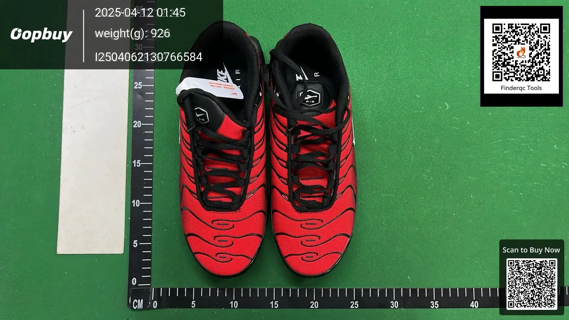 Nike Air Max Plus TN Red Black Men's Shoes