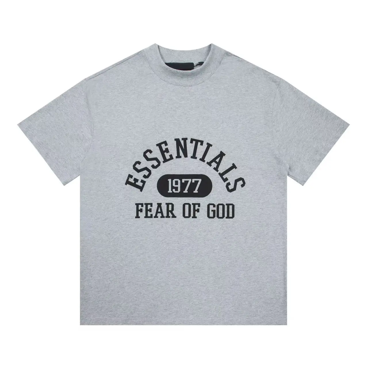 FOG double line ESSENTIALS HHH American fashion brand summer letter printing loose casual short sleeve T-shirt for men and women