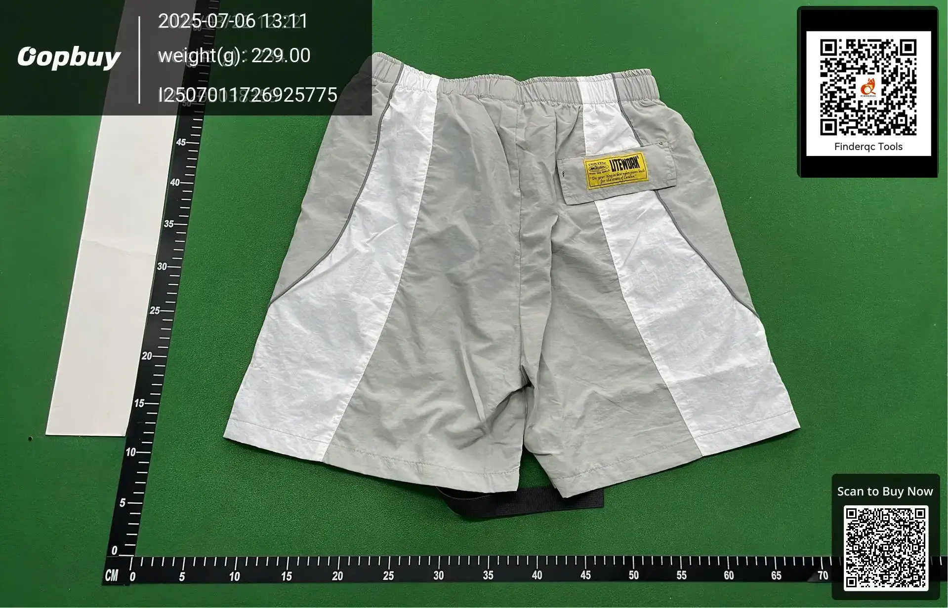 LITWORK Contrast Color Block Shorts
