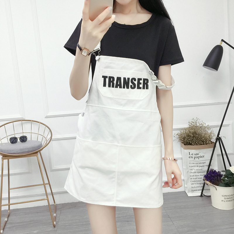 2026 New Summer Style Suspender Skirt for Girls, Korean Style, Preppy Style, Casual Sports Wear for Junior High School Students