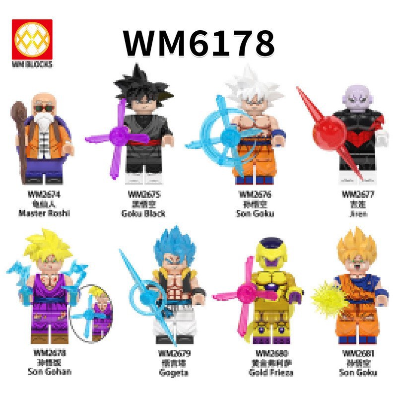 Foreign Trade Goods Animation Series Building Block Minifigure Wm6178 Foreign Trade Bagged Kidsren's Assembly Toys Wholesale