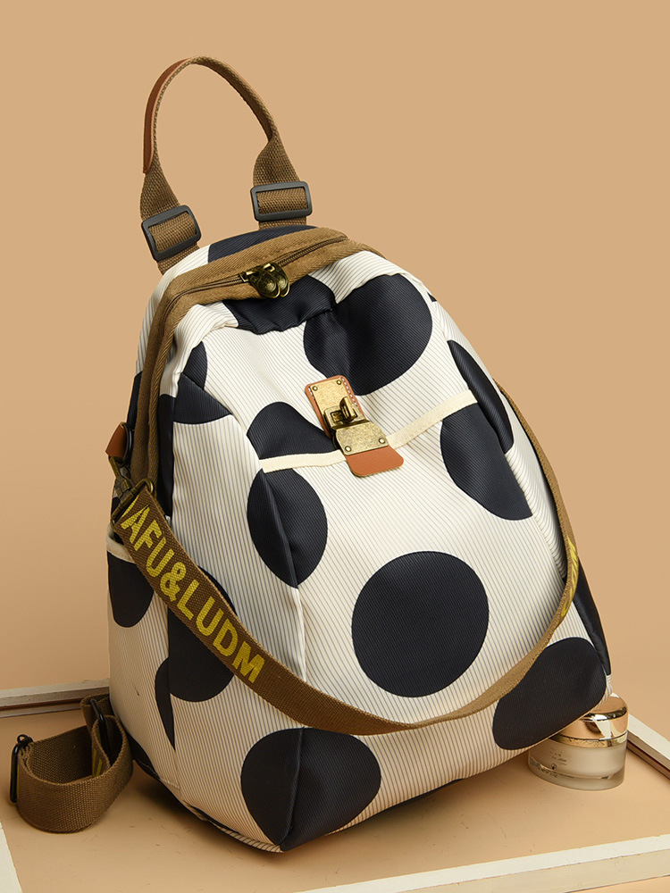 Travel Backpack Women's 2024 New Fashionable Lightweight Commuting Large Capacity Oxford Cloth Women's Backpack for Travel