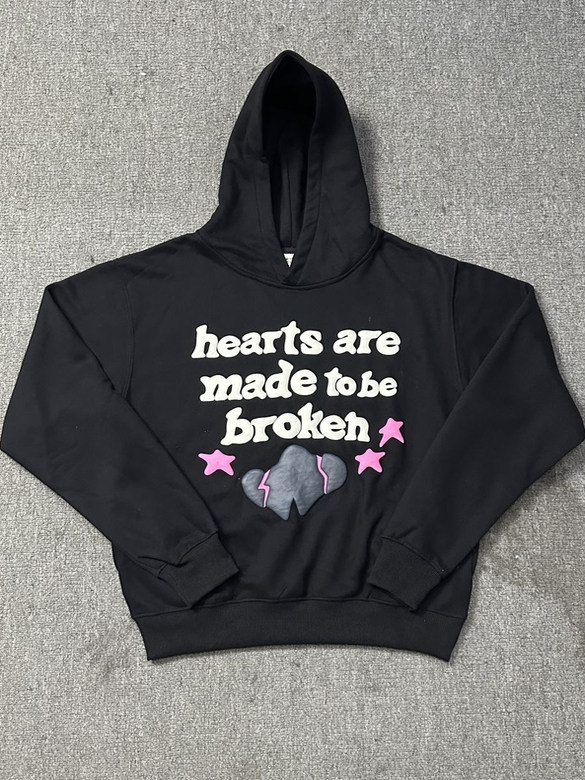 Broken Planet Trendy High Street Foam Letter Print Autumn and Winter Loose Hoodie Sweatshirt Jacket for Men