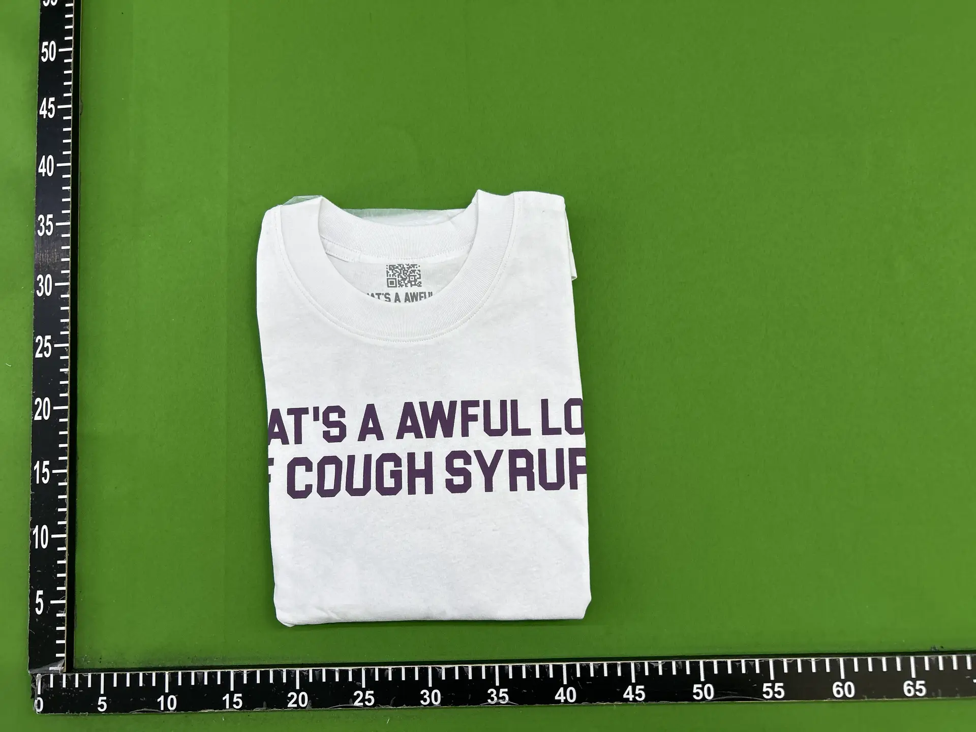 Purple letter logo printed fashionable casual round neck short sleeved T-shirt