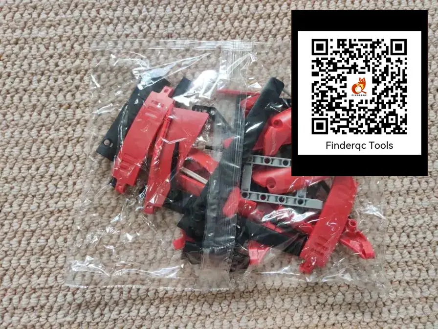 Technology Machinery Group 42125 Red Sports Car 488Gte Racing Boy Assemble Chinese Building Block Toy Gift