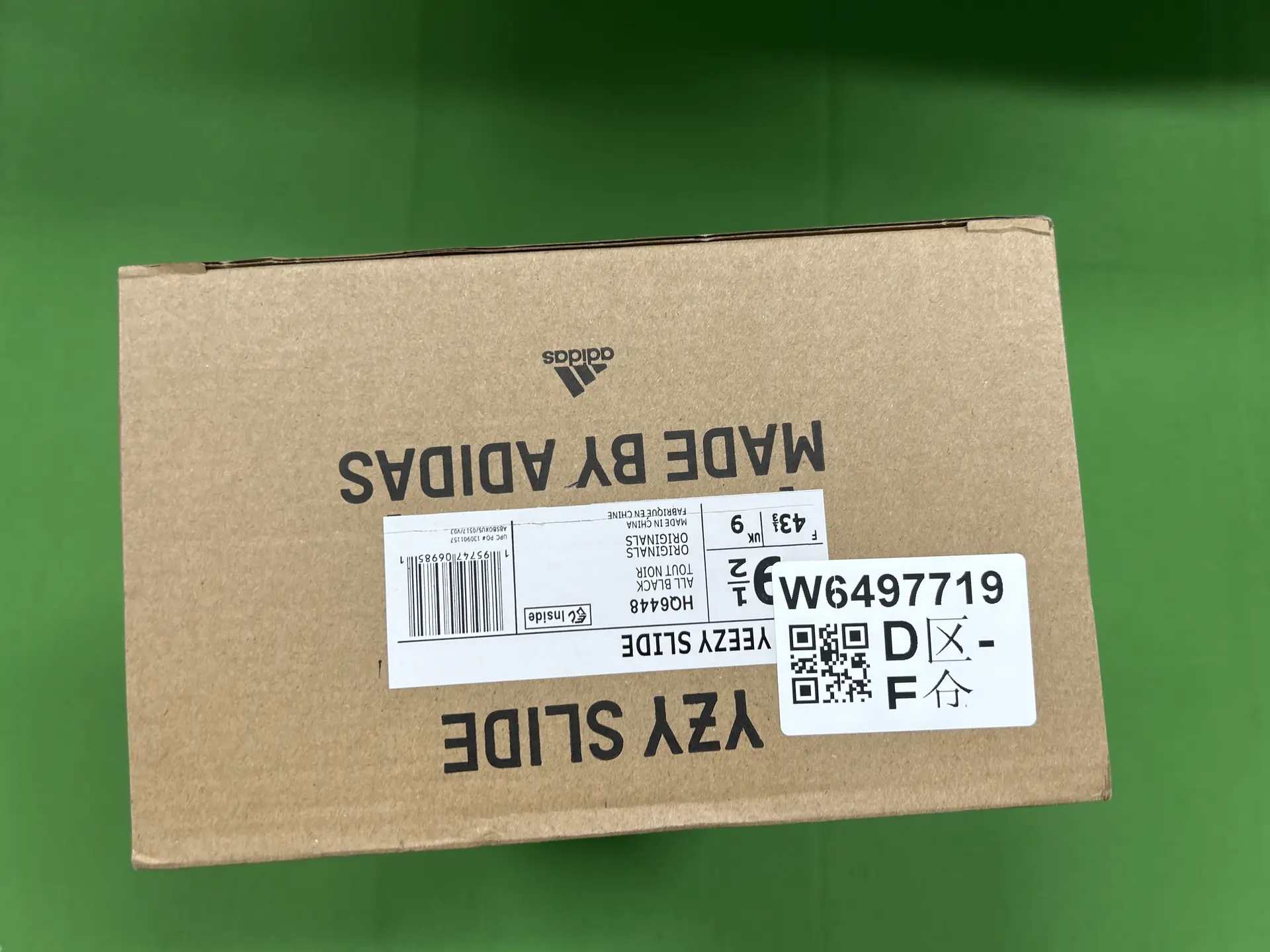 Adidas Yeezy Slide All Black HQ6448