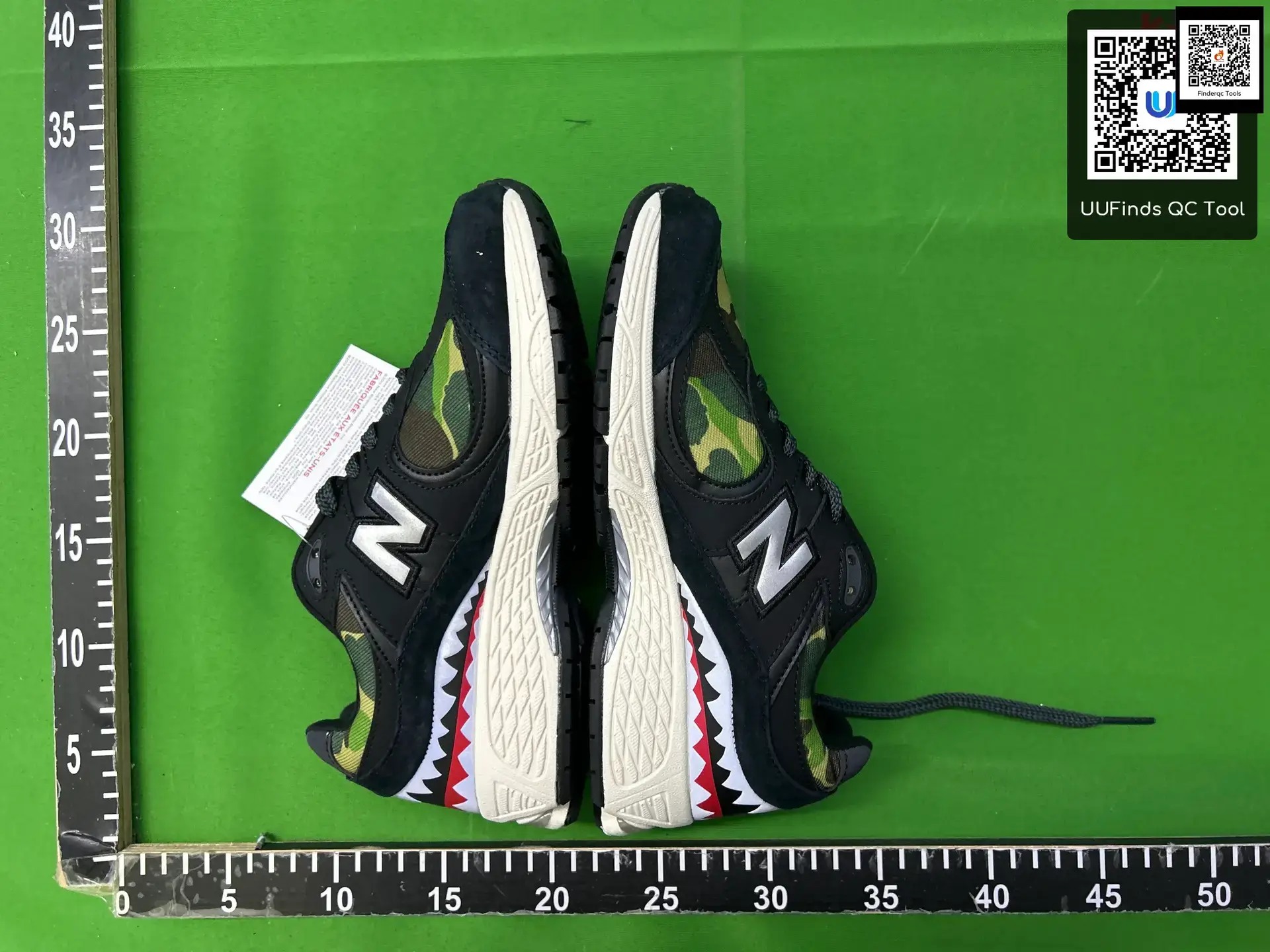 New Balance Nb2002R Bape Camo Shark Black