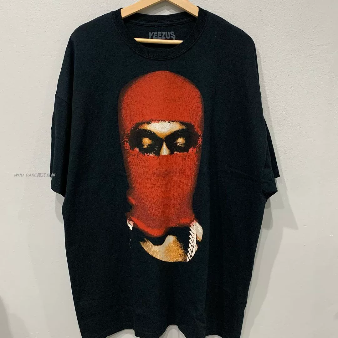 Who Care Retro Encyclopedia Kanye West Yeezus West Coast High Street Hip-Hop Style Short-Sleeved T-Shirt QC-foto van TAOBAO op Qualit.ly