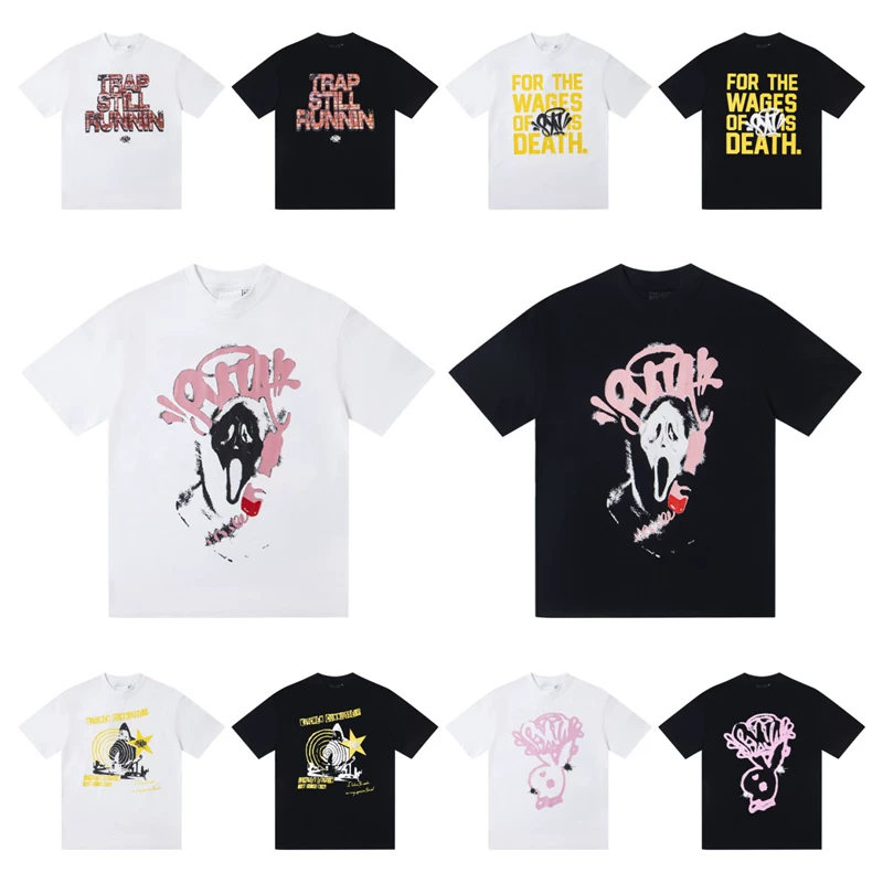 Trendy Drill Syna World new letter printed summer trendy casual loose cotton short sleeved T-shirt