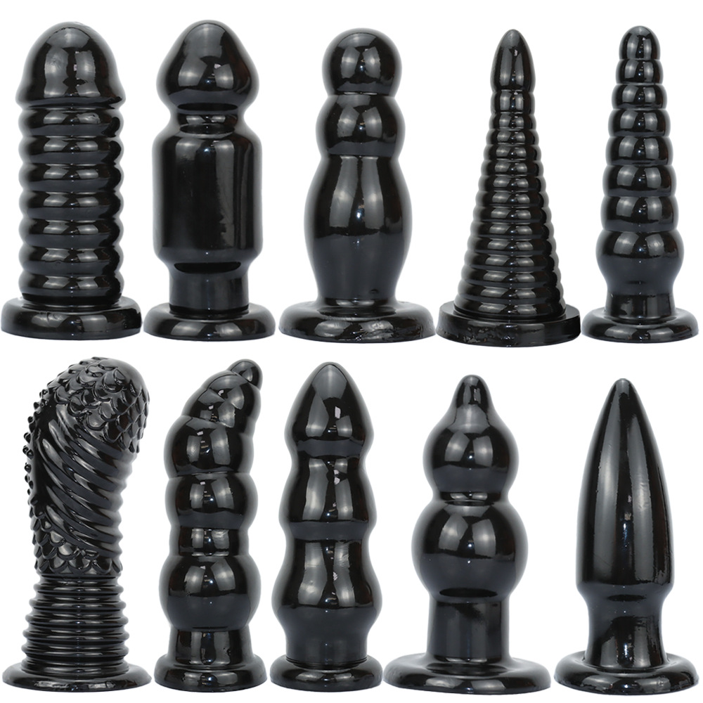 Threaded Bead-Shaped Extra-Large Anal Plug, Irregularly Shaped Smooth Anal Expander Dildo, Senior Player's Male and Female Flirting and Masturbation Device