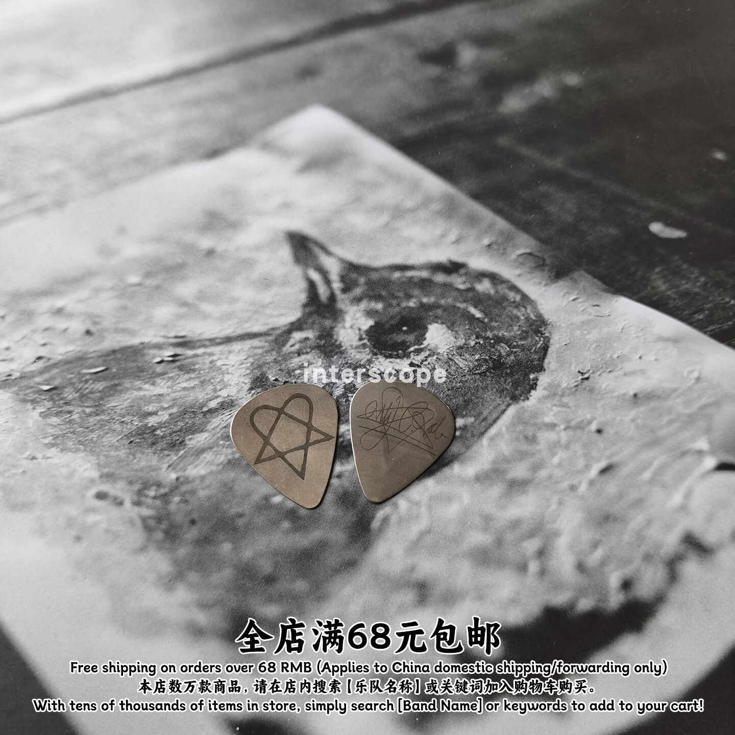 【Pick】Him H.I.M Ville Valo Signature Heartagram Band Metal Electric Acoustic Guitar QC photo from TAOBAO on Qualit.ly