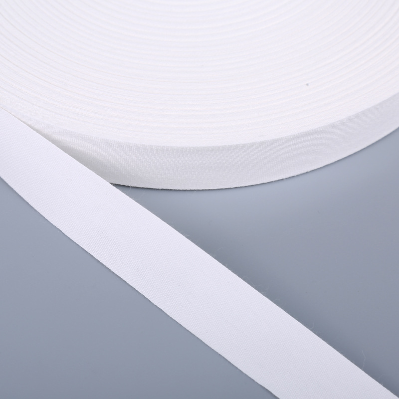 Factory Wholesale High Quality Cotton LOGO Ribbon Marks Clothing Rolling Strip Bamping Tape Dyeing Printed LOGO