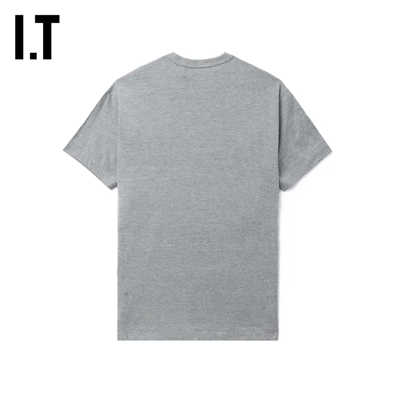 It Cdg Play Comme Des Garcons Rei Kawakubo Couple Comfy Basics pure color Round Neck Short Sleeves T-Shirt