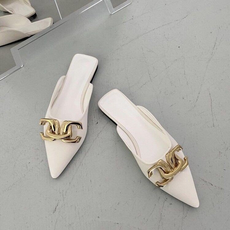 European and American Breathable 2026 Summer New Fashion Closed-Toe Shock-Absorbing Lightweight Adult Stylish Mule Shoes Women's Sandals