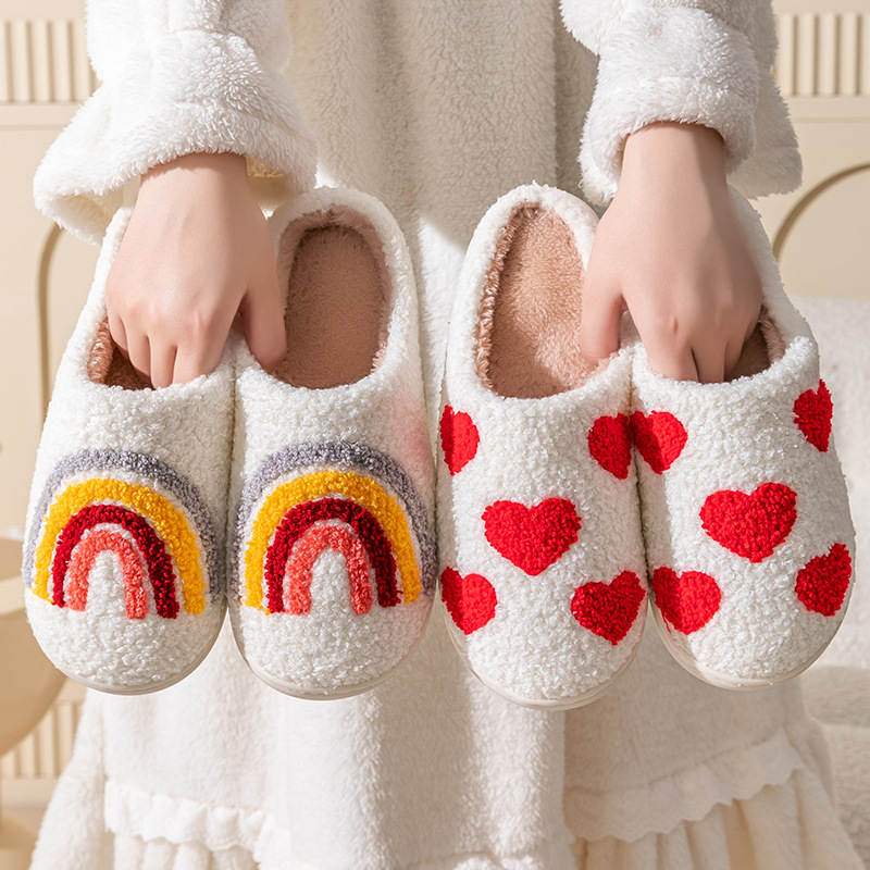 Cross-border Cixi cotton slippers wholesale winter autumn home plush warm dirty cartoon Halloween moon shoes