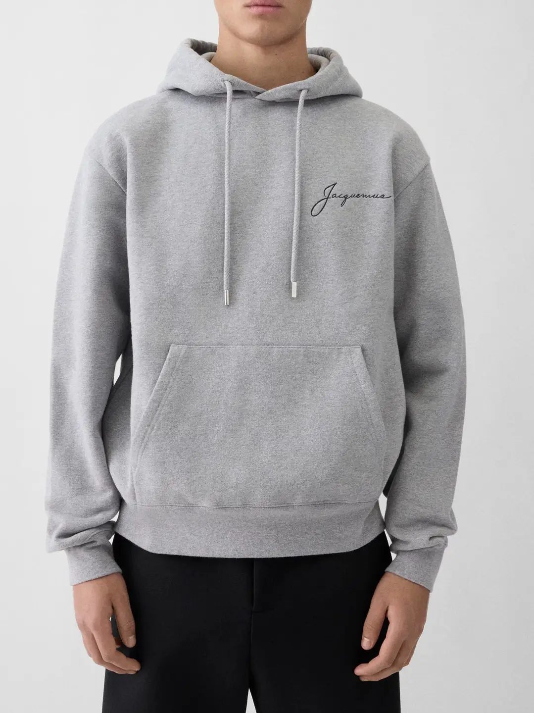 Korean Autumn and Winter Jacquemus Long-Sleeve Sweatshirt Trendy Men's Hoodie American-Style Loose Pocket Unisex